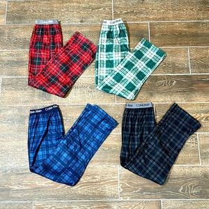 Calvin Klein Boys Pajama Pants Lot of 4
